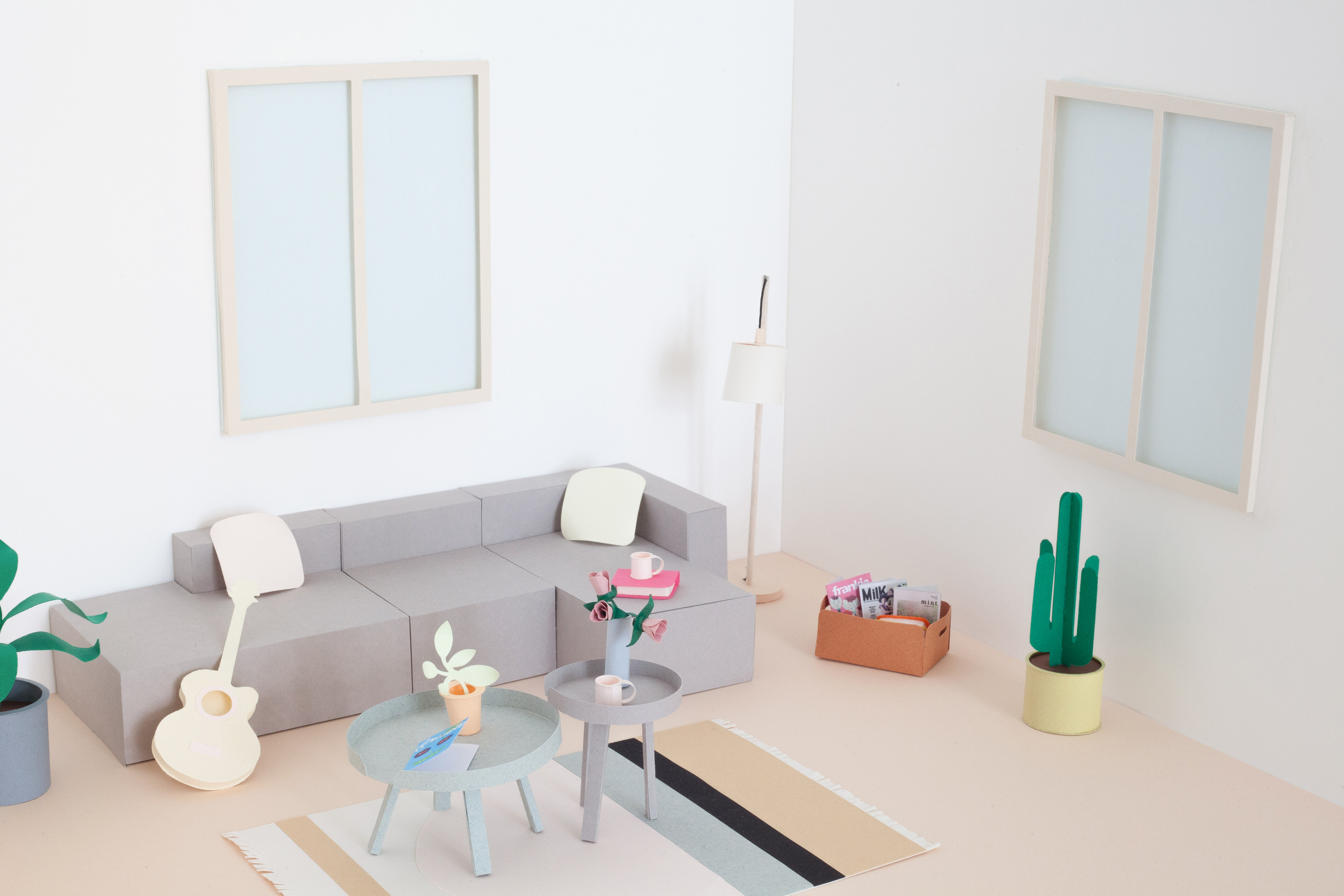 Maquette De Maison En Papier A Imprimer | Ventana Blog